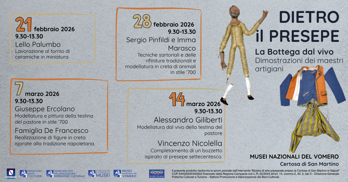 La bottega dal vivo di Dietro il Presepe | con la Partecipazione dei maestri presepisti napoletani